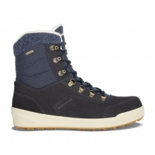 Lowa Winter Shoes Kazan II GTX MID Suede Navy Women